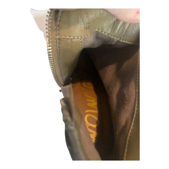 Sam Edelman Womens 7.5 Lucca Suede Buckle Ankle  Booties Boots Brown 2.5" Heel - Picture 11 of 13